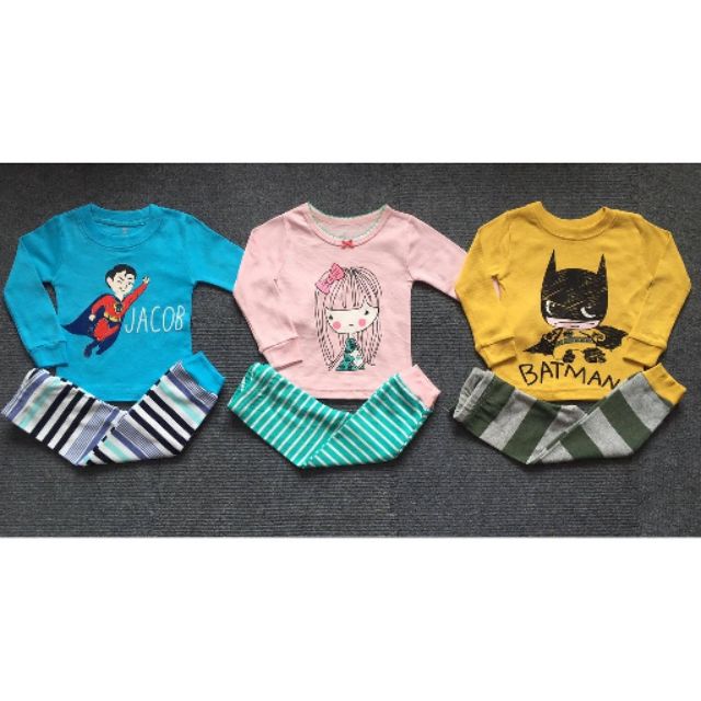 BỘ NGỦ THU ĐÔNG 100% COTTON CHO BÉ