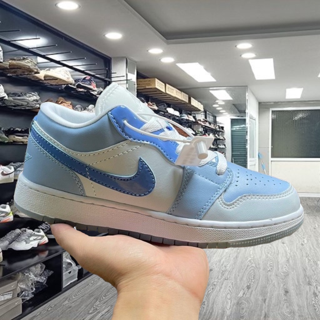 Giày Sneaker JD Mắt Xanh Giày Thể Thao Nam Nữ Thấp Cổ Full Phụ Kiện