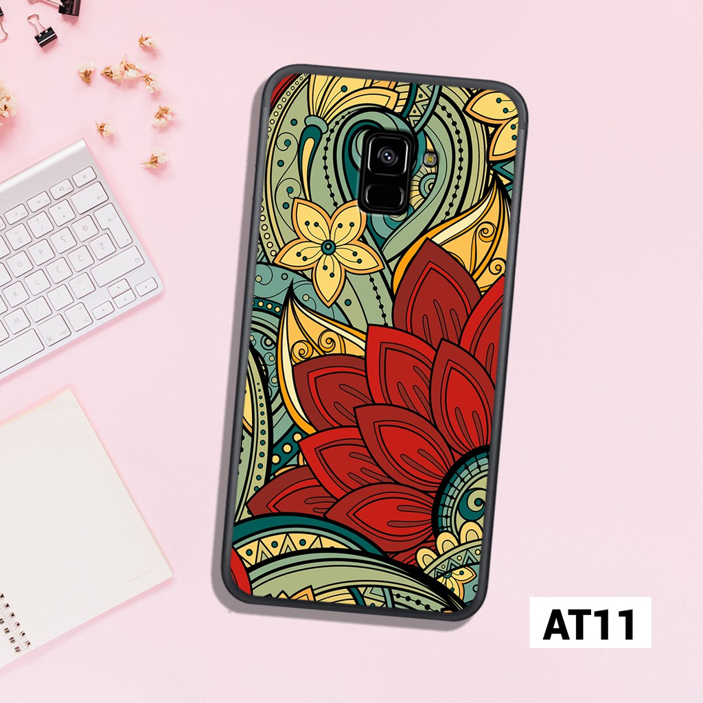 Ốp lưng Samsung A6 2018 - A6 Plus - A8 2018 - A8 Plus in hình họa tiết hoa