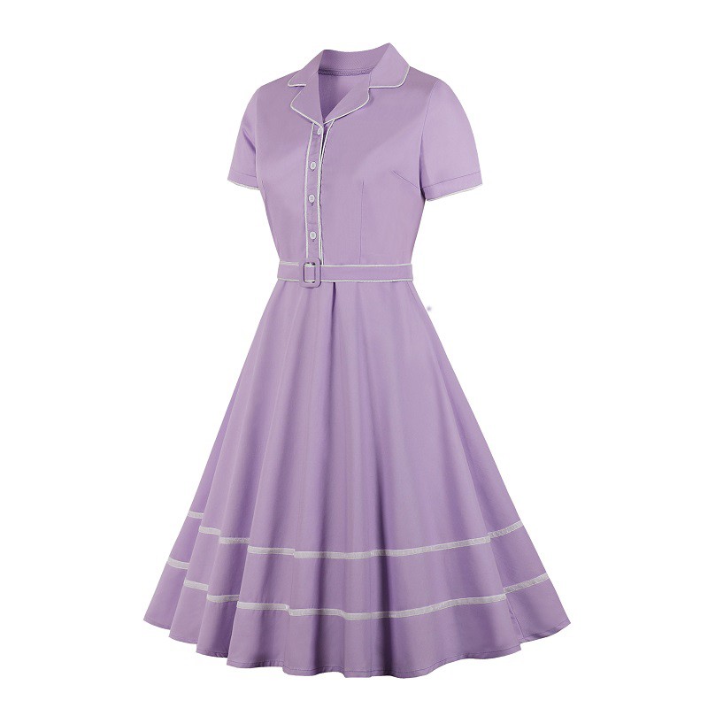 Đầm Chữ A Tay Ngắn Thời Trang Vintage Cho Nữ | BigBuy360 - bigbuy360.vn