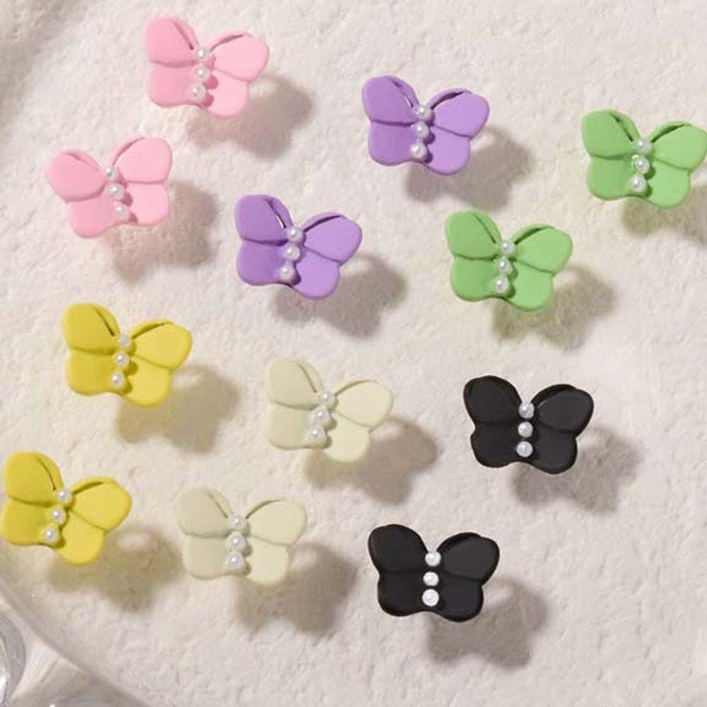 Phụ Kiện Trang Trí Móng Tay Hình Bướm Nhiều Màu Sắc Phụ Kiện Trang Trí Móng Tay 3D Ngọt Ngào Xinh Xắn