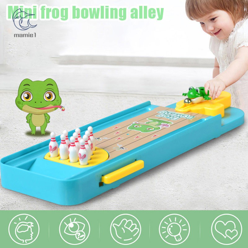 Bộ Đồ Chơi Bowling Mini Hình Ếch 3d Cho Bé