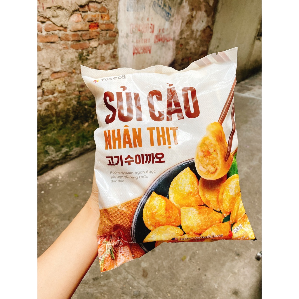 SỦI CẢO ĂN LIỀN NHÂN THỊT ĂN VẶT CHIÊN THẢ LẨU GÓI 1KG