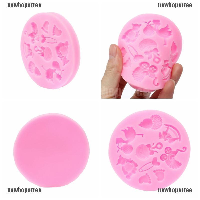 Khuôn fondant Dùng Trang Trí Bánh Với Họa Tiết Hình Cái Vòi Sen Dùng Cho Trẻ Nhỏ