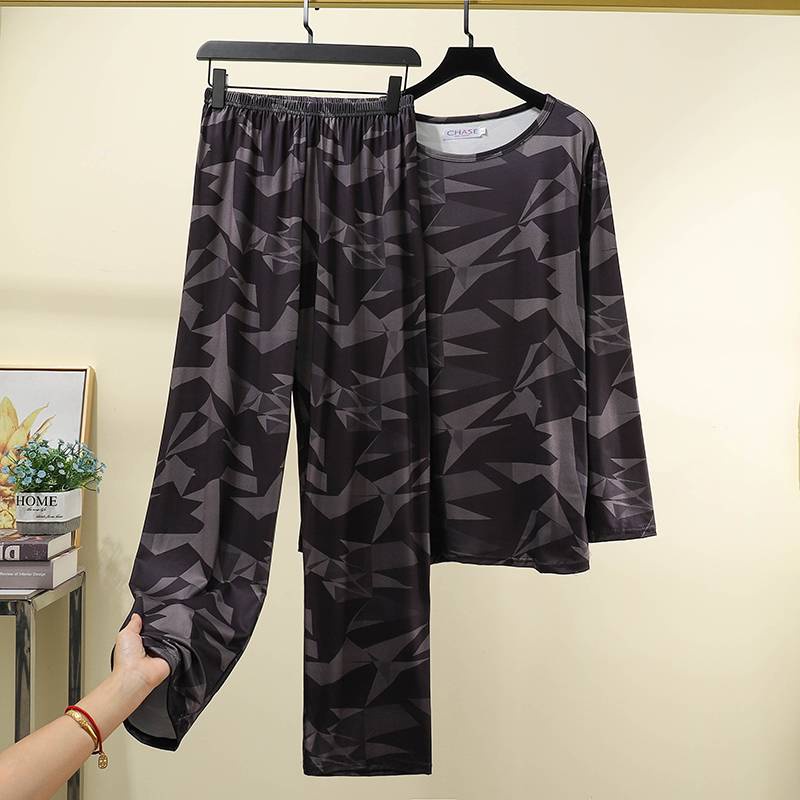 Bộ Đồ Ngủ Plus Size Dài Tay Dáng Rộng Xinh Xắn Theo Phong Cách Xuân Thu