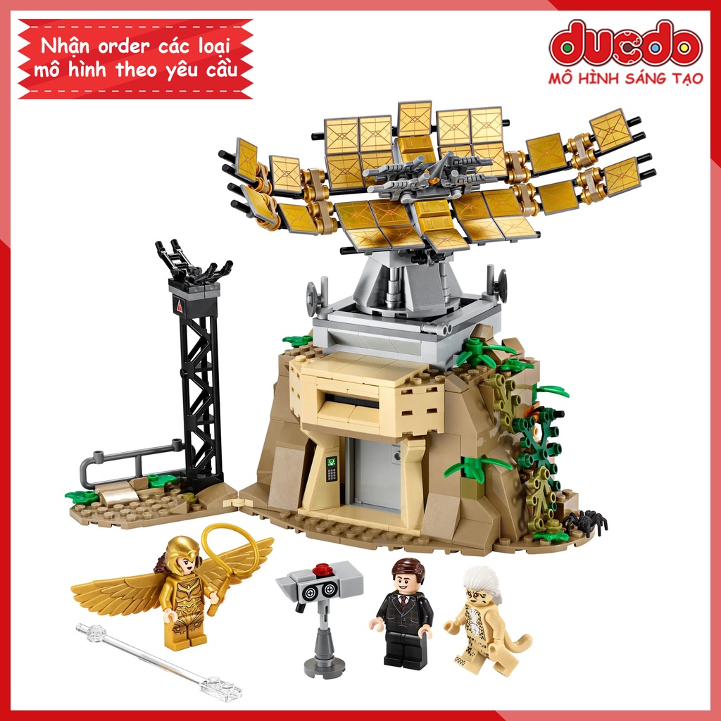 LRI 11561 Lắp ghép Wonder Woman và Cheetah - Đồ chơi Xếp hình Mô hình Batman 76157 BLA