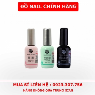 Bộ 3 base , top , cứng móng hoa hồng 15ml