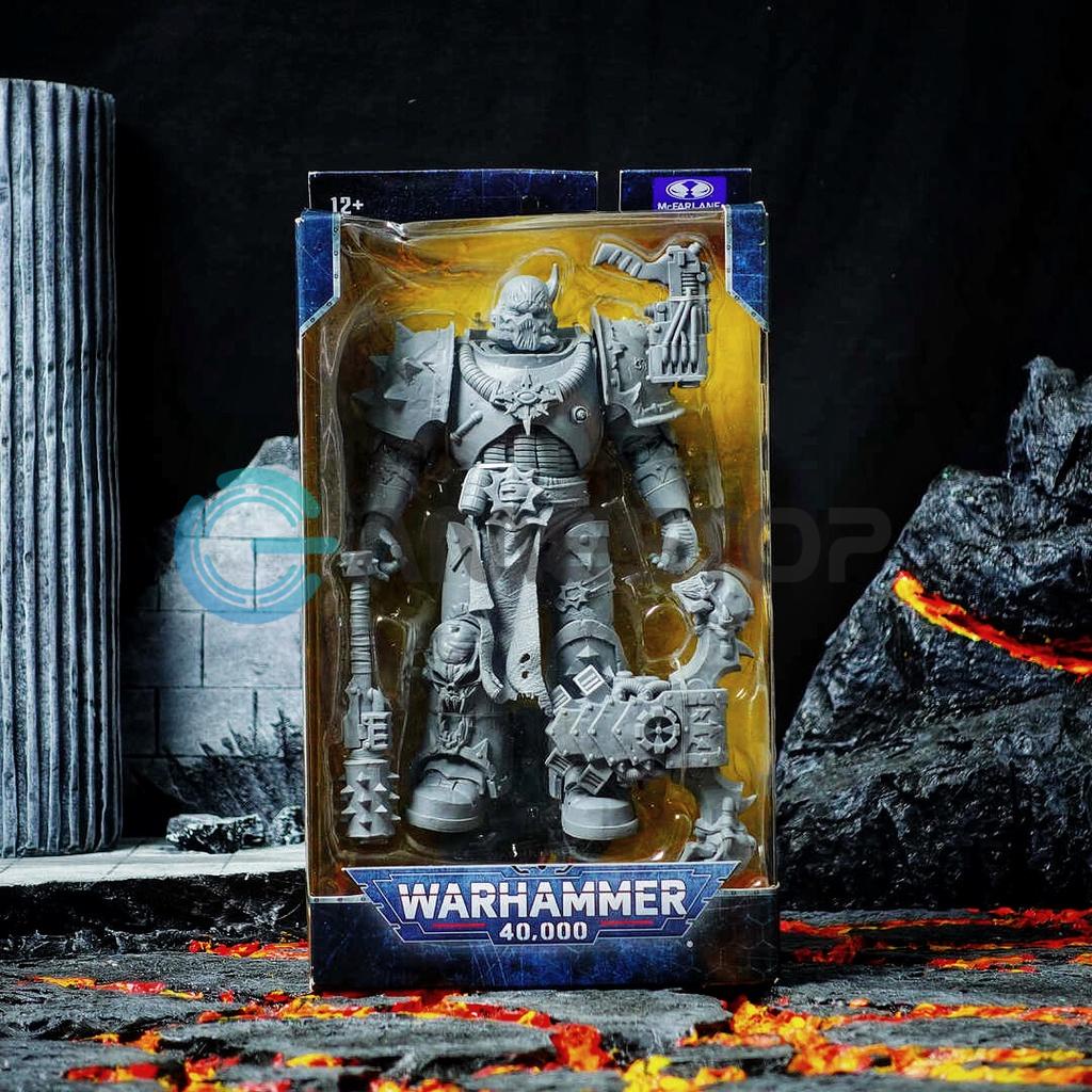 Mô hình nhân vật Chaos Space Marine Artist Proof dòng Warhammer 40000 18cm MCFARLANE WHMF14