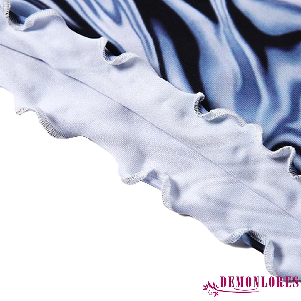 Đầm body nữ ngắn tay họa tiết in thời trang