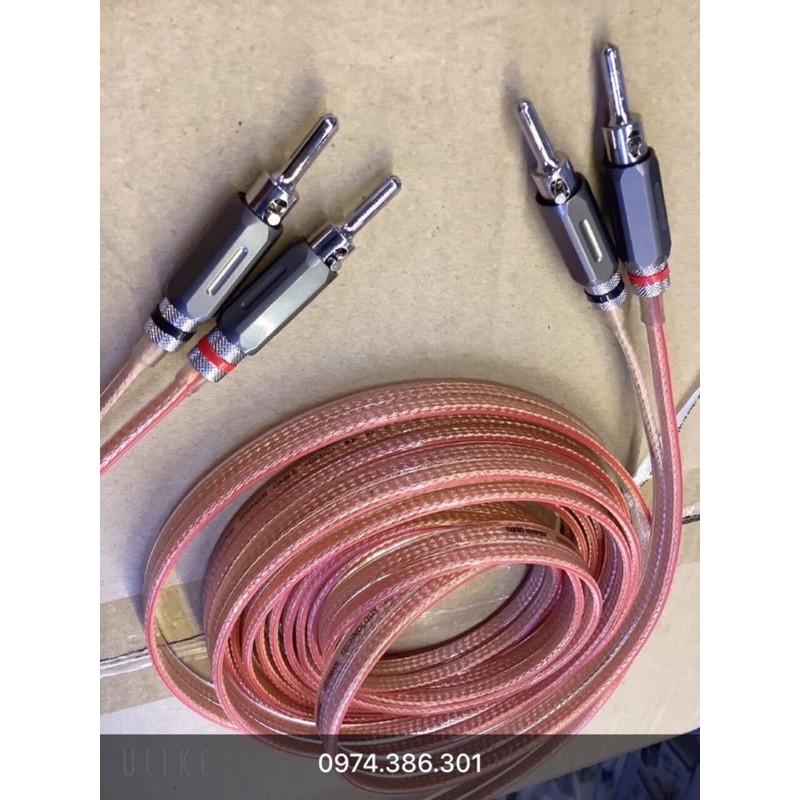 cặp 5m 2 vế dây loa cao cấp đã Diy hoàn thiện