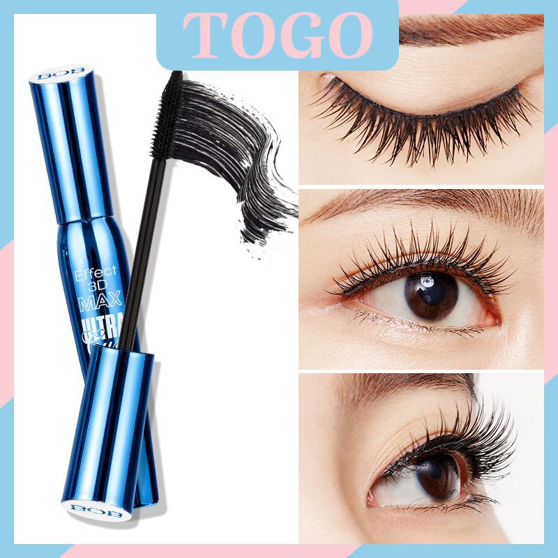(Hàng Mới Về) Mascara Sợi 3d Kháng Nước Chuốt Cong Mi Tự Nhiên