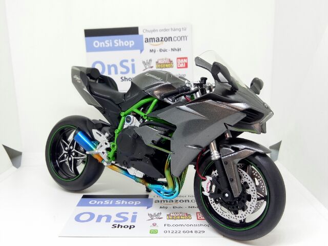 KAWASAKI NINJA H2 1/12 MÔ HÌNH XE AUTOMAXX JOYCITY ĐỘ SC