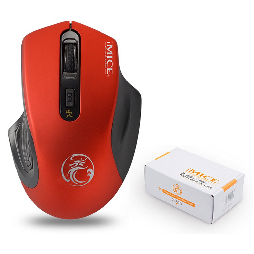 【COD】 E-1800 game home 2.4G wireless mouse mini optical mouse