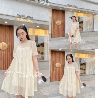 Váy voan tơ dáng babydoll xinh yêu