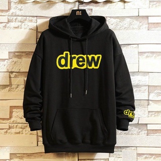  Áo hoodie nam nữ chui đầu in chữ drew mẫu áo khoác nỉ có mũ chống lạnh thời trang thu đông 