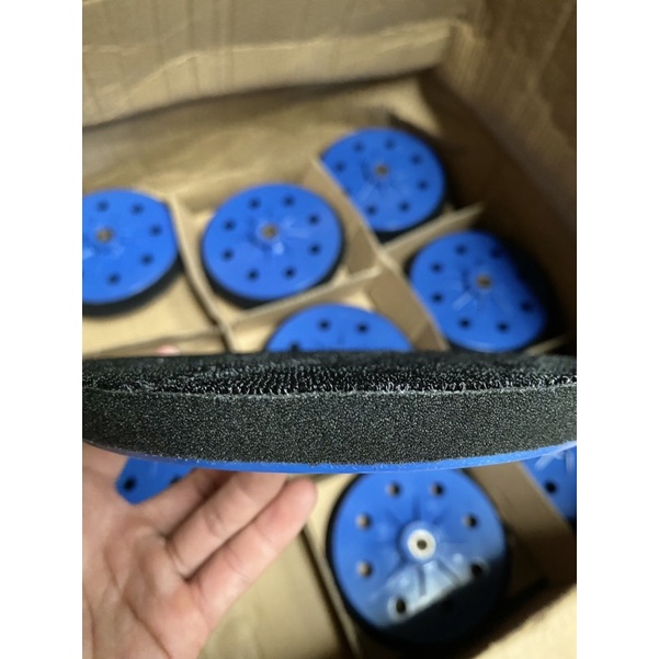 Đế trà tường 180mm xanh có gờ
