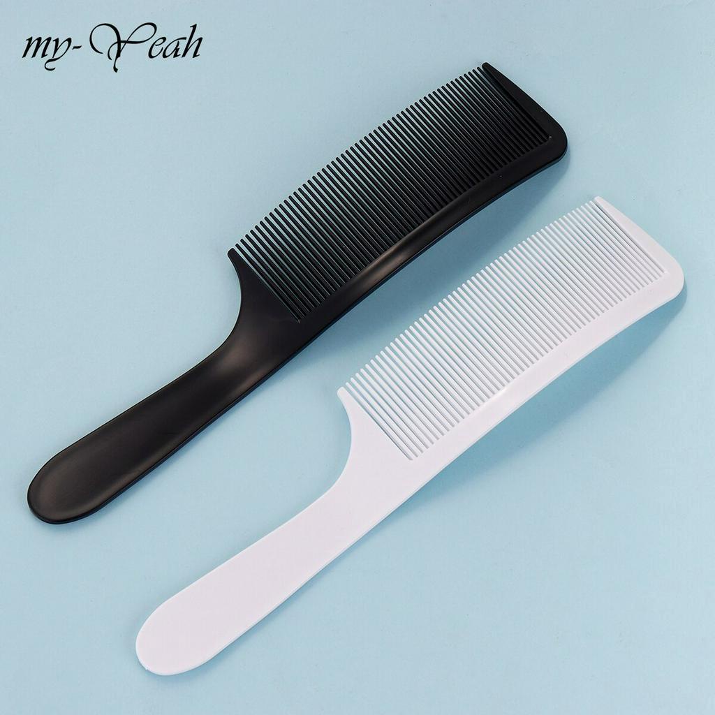 MONJA Lược chải tóc đầu thiết kế cong mỏng chống tĩnh điện 2 màu tùy chọn