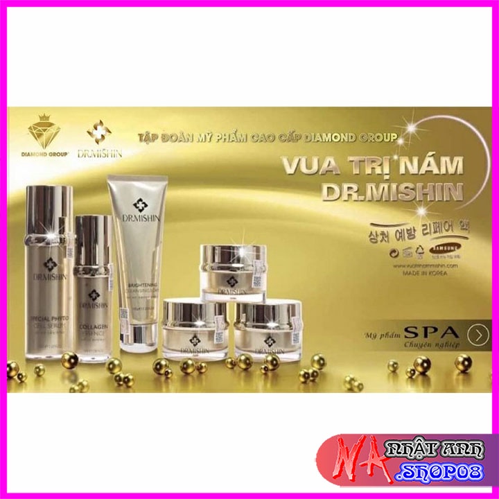 Mỹ phẩm, Bộ kem nám tàn nhang Dr Mishin- Serum, Tinh Chất, Kem, Mỹ phẩm chính hãng nhập khẩu Hàn Quốc