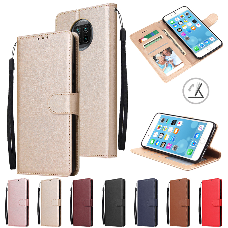 Flip Cover Casing OPPO F15 F11 Reno 4Z 3 A92S A91 A9 A8 A7 A5 A31 A12 A5S Lanyard Leather Case Holder Card Slot PhotoFrame Shell | BigBuy360 - bigbuy360.vn