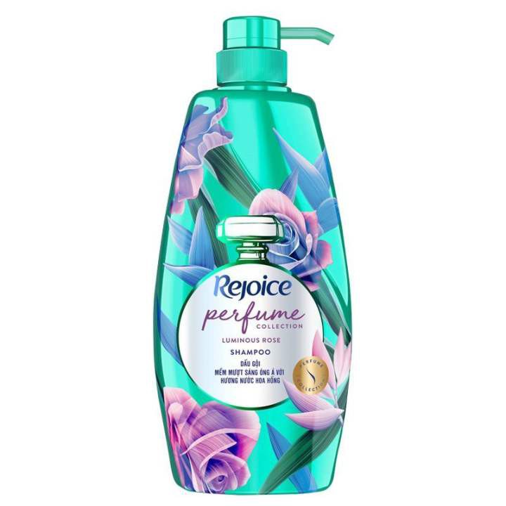 Dầu Gội Rejoice Mềm Mượt Óng Ả Luminous Rose Hương Nước Hoa Hồng 632,3ml