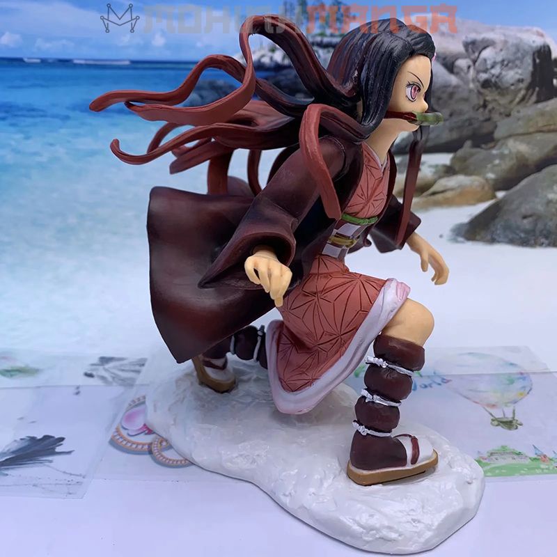 [CÓ QUÀ] Mô hình Nezuko Kamado thủ thế (em gái Tanjiro) figure Kimetsu no Yaiba Thanh Gươm Diệt Quỷ Cứu Nhân Tanjirou