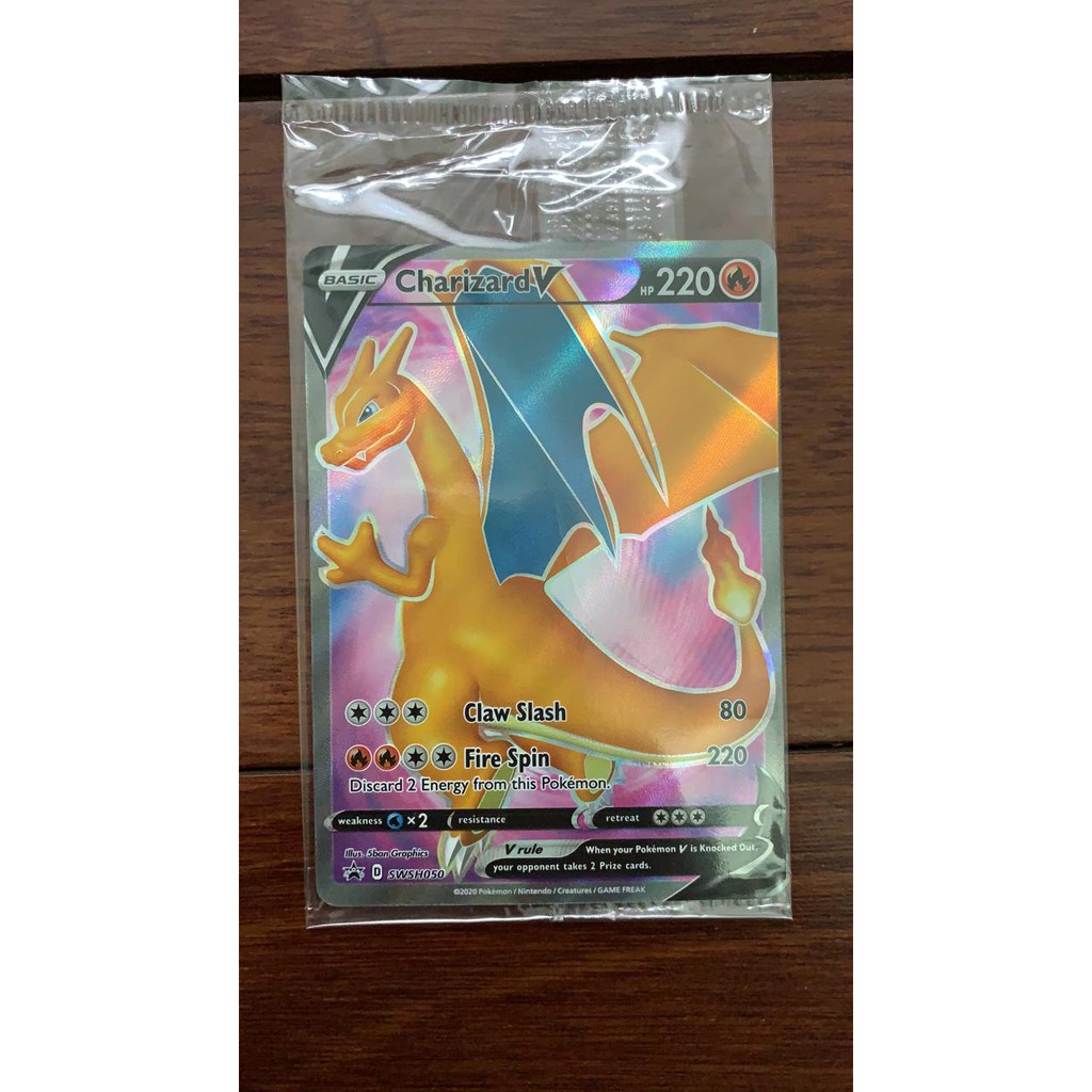 Thẻ bài Charizard V Promo Chính hãng Pokemon