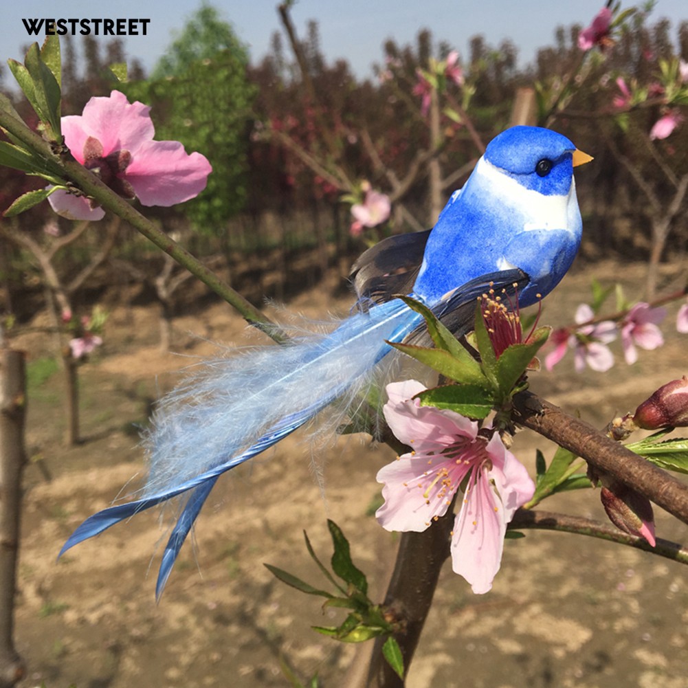 Mô hình chim giả trang trí xinh xắn bắt mắt