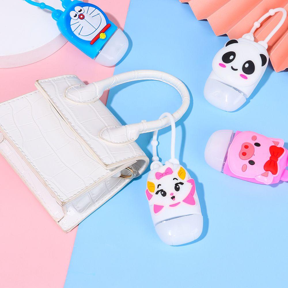 Hộp Đựng Nước Rửa Tay Dạng Lật Có Móc Khóa Thể Đổ Đầy 30ML