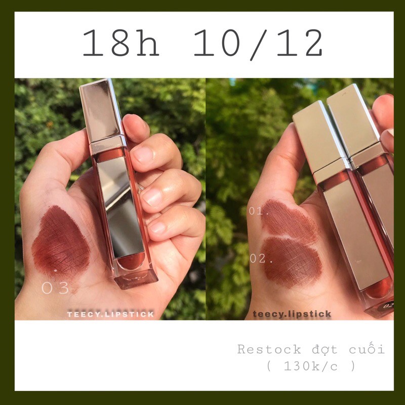 Restock đợt son black friday ( restock đợt cuối )