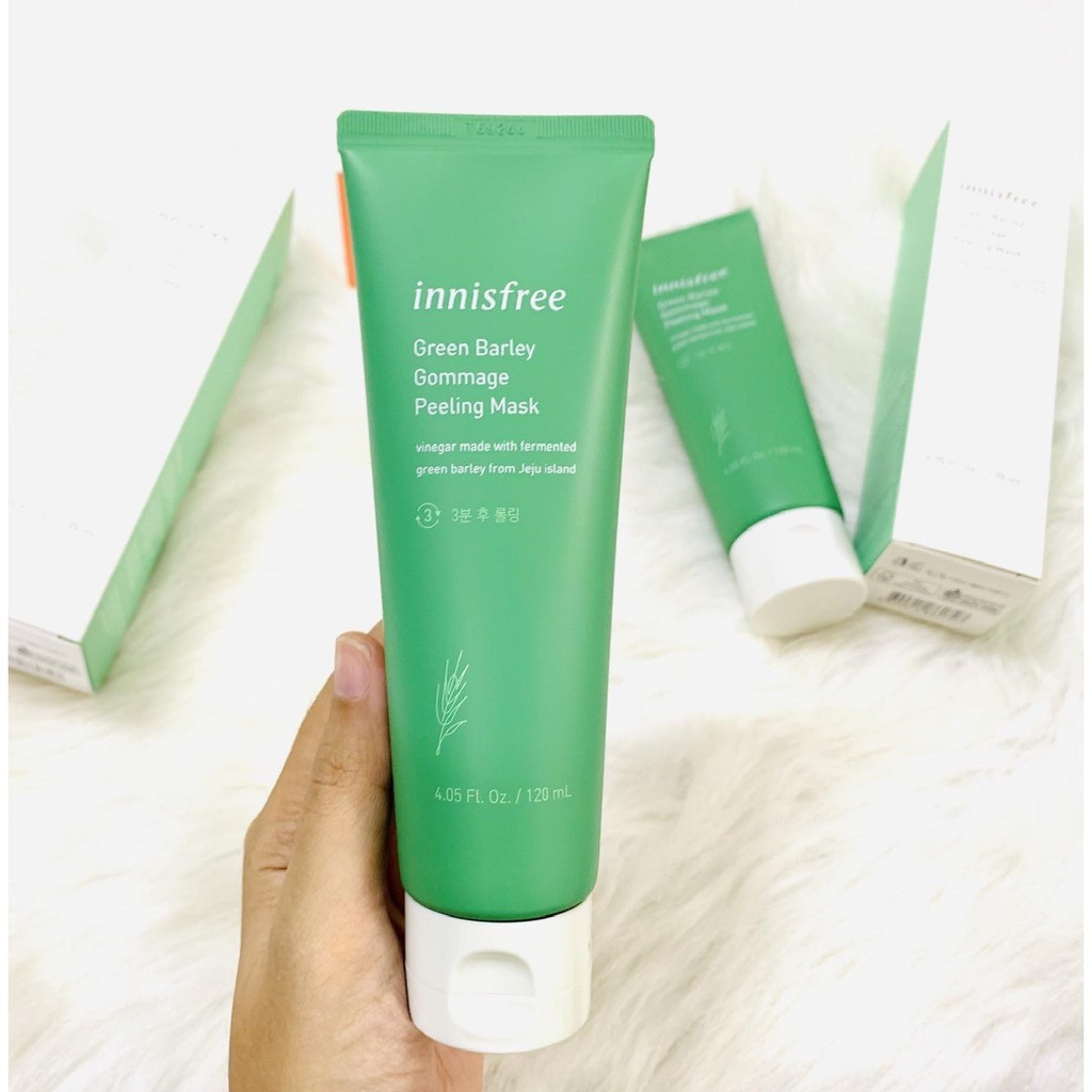 Tẩy da chết - innisfree green barley gommage peeling mask 120ml Hàn Quốc.