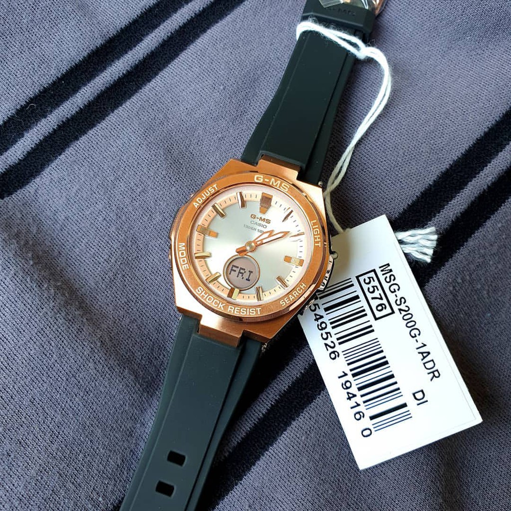 Đồng Hồ Casio Nữ dây nhựa BABYG MSG-S200G-1A Chính Hãng