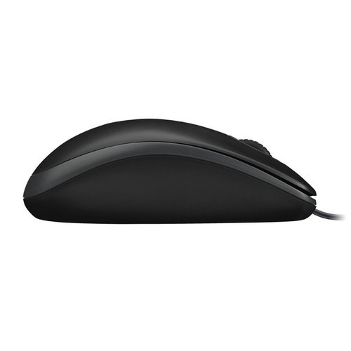 Chuột có dây Logitech B100 bấm êm bền bỉ - Hàng chính hãng