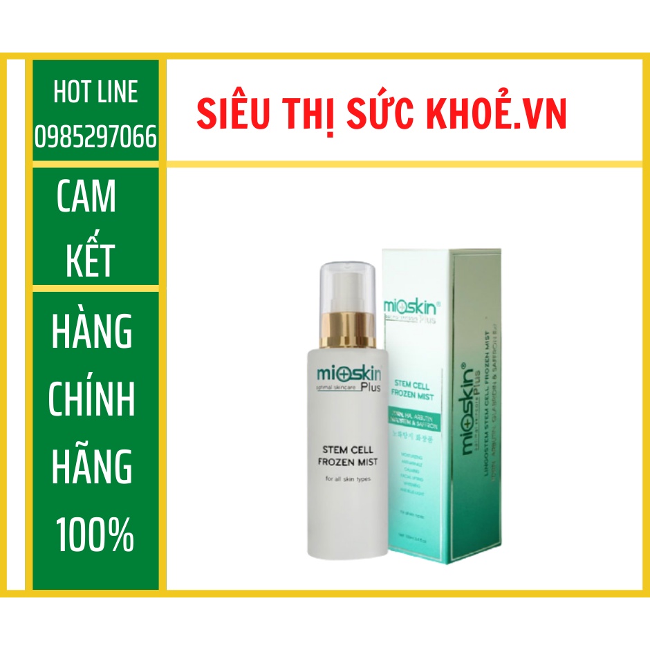 Mioskin Plus  [CHÍNH HÃNG] Xịt dưỡng tế bào gốc Mioskin Plus dưỡng ẩm tái tạo nàn da