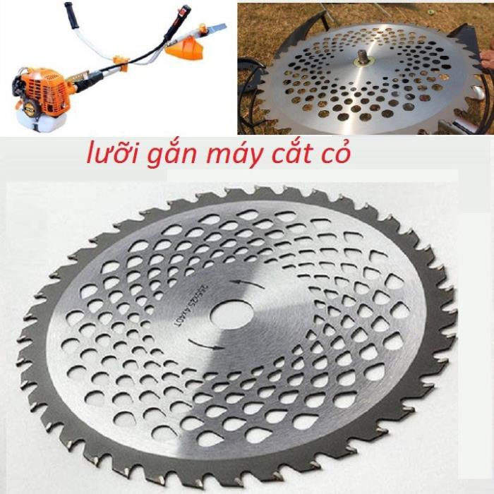 Lưỡi máy cắt cỏ tròn hợp kim chuyên dùng để cắt cỏ voi hoặc các loại cỏ thân gỗ