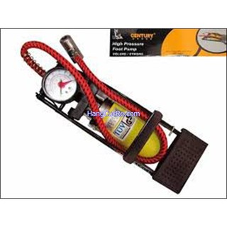 Đồ bơm bánh xe bằng chân tiện lợi