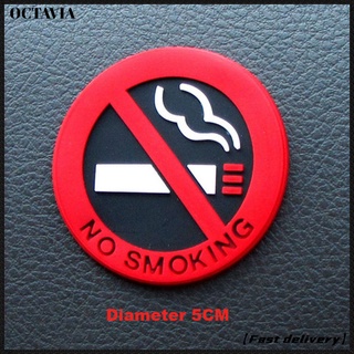 Miếng dán xe hơi trang trí thiết kế biển báo No Smoking