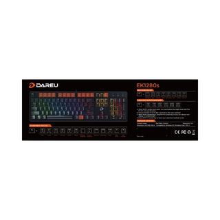 Bàn Phím Cơ DAREU EK1280S Gaming (USB, Blue/Red/Brown Switch)