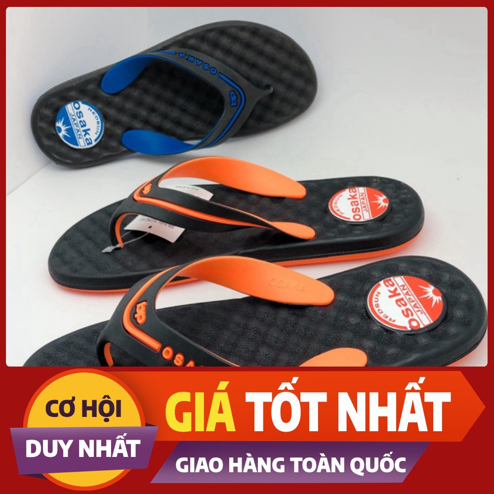 Tông Chính Hãng Osaka ,Dép Kẹp, Tông Đi Biển, Hàng đẹp Cao su Mềm chống trơn trượt