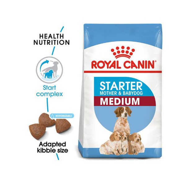 ROYAL CANIN - MEDIUM STARTER MOTHER &amp; BABYDOG [ CHÍNH HÃNG ] - THỨC ĂN CHO CHÓ TỪ 11-25kg