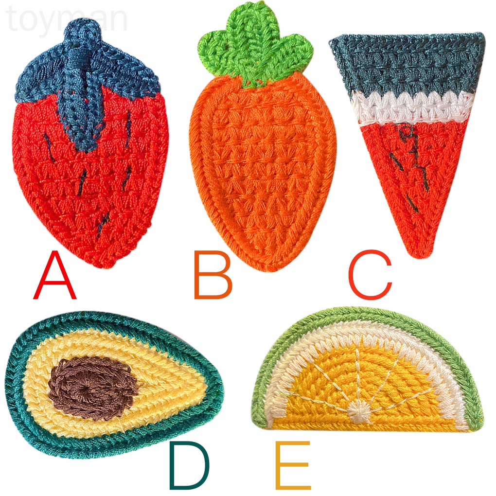 Kẹp tóc hình trái cây dễ thương cho bé gái