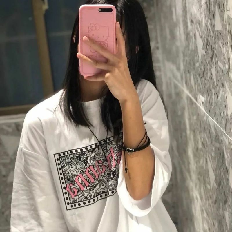 Áo Thun Tay Lỡ 100% Cotton Form Rộng Unisex Nam Nữ Ulzzang In Họa Tiết