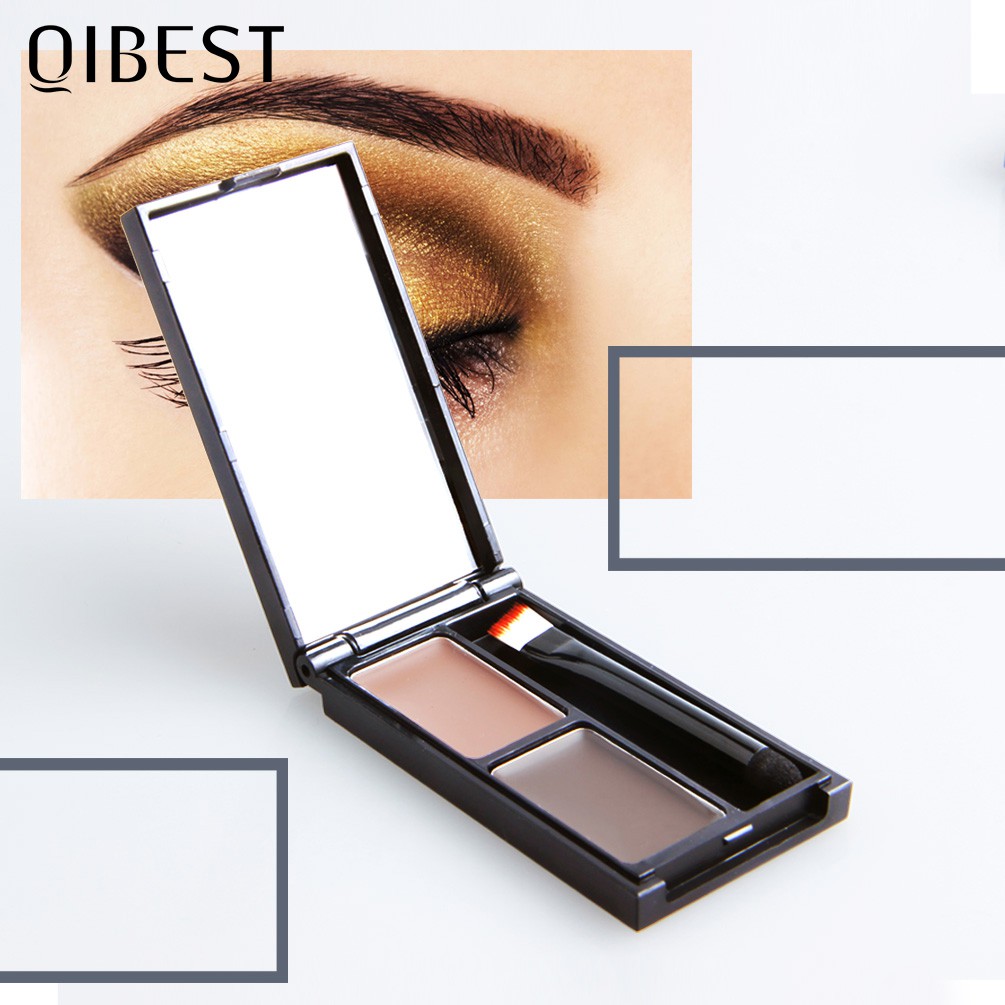 QIBEST Eyebrow Cream & Powder Long Lasting  Waterproof Nature 5 Colors 27g | BigBuy360 - bigbuy360.vn