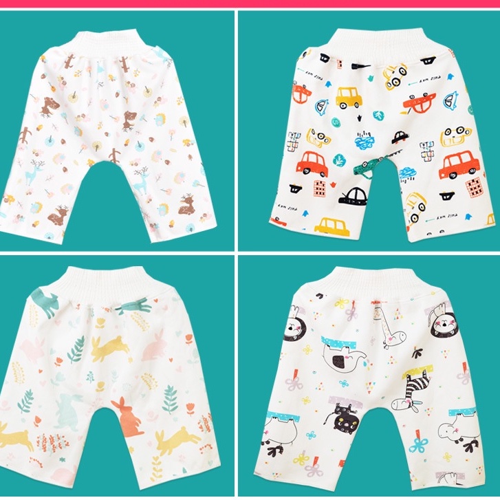 Quần Tã Cotton Chống Thấm Nước Cao Cấp Dành Cho Em Bé