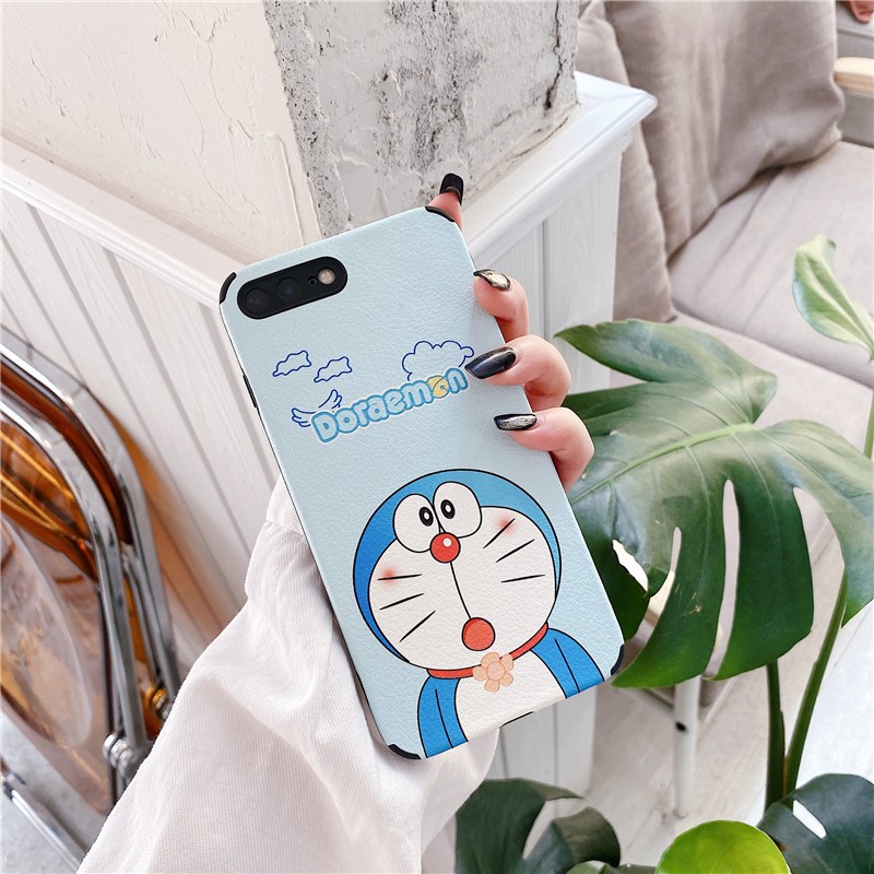 Ốp điện thoại silicon lụa họa tiết doremon cho Iphone 12 Pro Max 12 Mini 11 Pro Max Xs Max Xr 6 6s 7 8 Plus Redmi 8Note | BigBuy360 - bigbuy360.vn