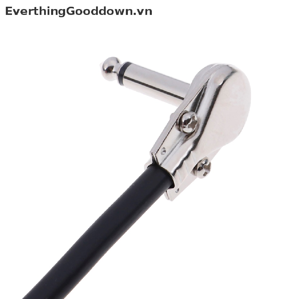 Everthinggooddown Dây Cáp Hiệu Ứng Góc Phải 6.35 15 / 20 / 30cm Cho Guitar