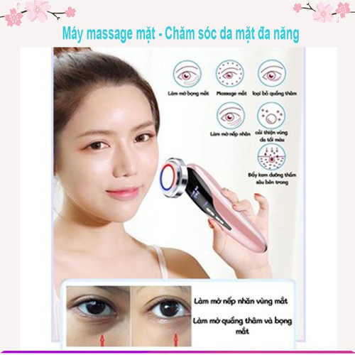 Máy đẩy tinh chất, massage, chăm sóc da mặt toàn diện tiện lợi [ Beauty instrument ]