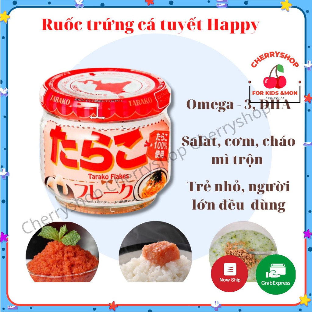 RUỐC TRỨNG CÁ TUYẾT TARAKO - NHẬT BẢN 50gr