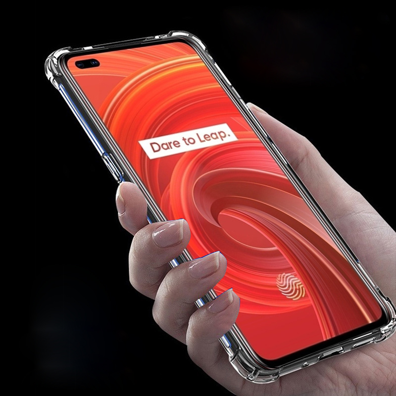Realme X50 Pro 5G Case Realme 5s 5 3 X2 Pro X XT C2 5i Transparent Shockproof High Qquality Silicone Protective Case