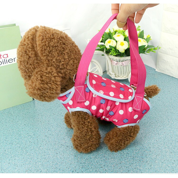 Túi Đeo Xách Thú Cưng Hình Chấm Bi