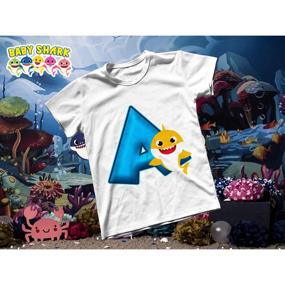 Áo thun Cotton Unisex - Movie - Baby Shark - baby shark yellow